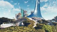 Cities on various planets (Image via Bethesda)